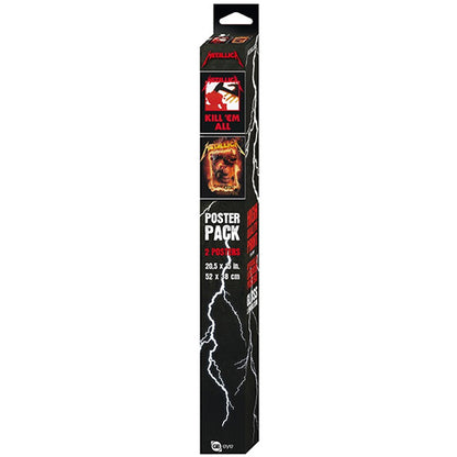 ميتاليكا - مجموعة ملصقات تشيبي 52x38 - اقتلهم جميعًا / رجل النار