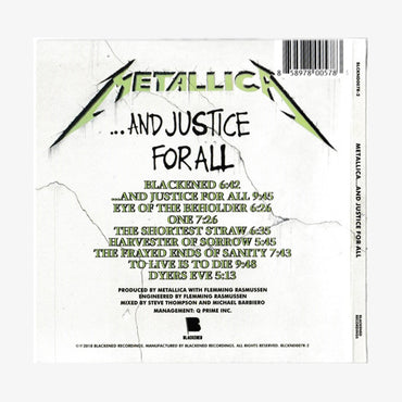Metallica - And Justice For All (Remastered) - CD