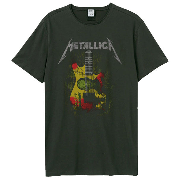 Metallica - Metallica - Frankenstein Guitar Amplified Vintage Charcoal T Shirt