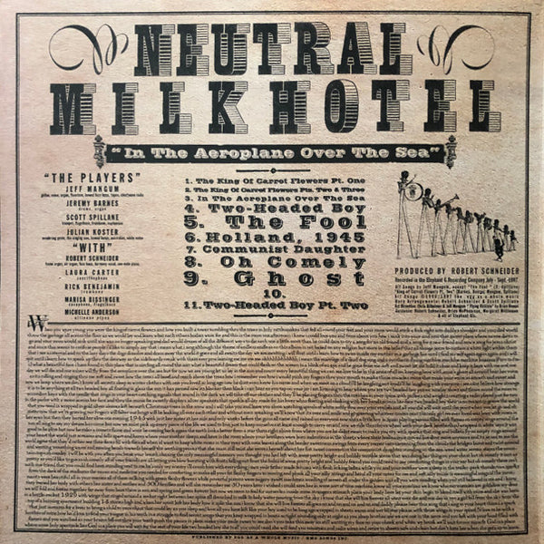 Neutral Milk Hotel - In The Aeroplane Over The Sea - LP