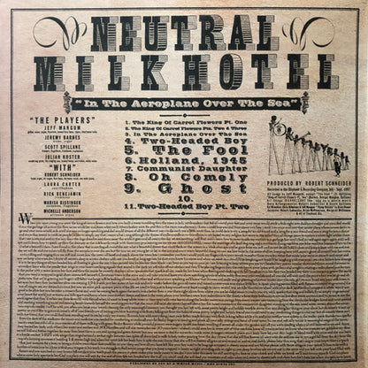 Neutral Milk Hotel - In The Aeroplane Over The Sea - LP