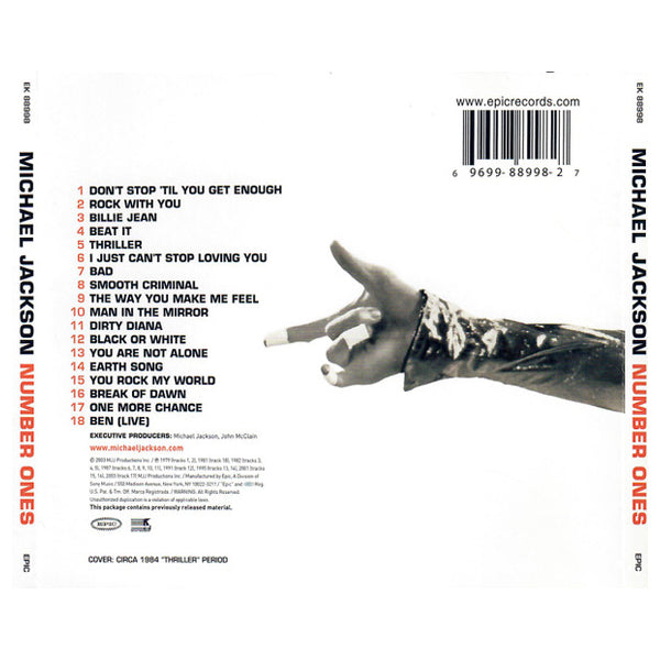 Michael Jackson - Number Ones - CD
