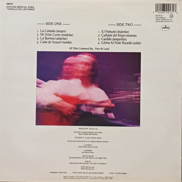 Paco De Lucia* - Siroco - LP (Used Vinyl)