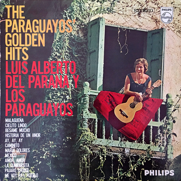 لويس ألبرتو ديل بارانا واي لوس باراجوايوس - The Paraguayos' Golden Hits - LP (فينيل مستعمل)