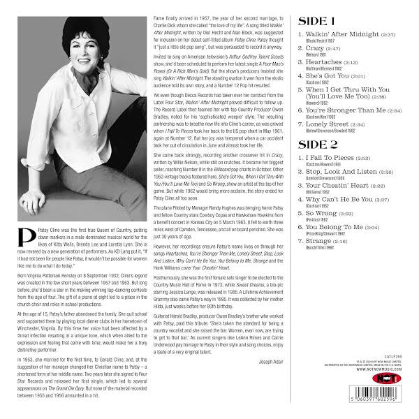 Patsy Cline - Greatest Hits - LP