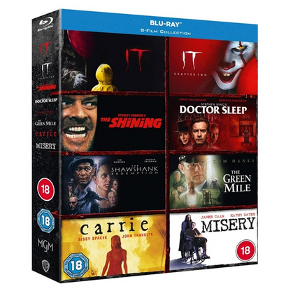 مجموعة أفلام ستيفن كينغ - 8 أفلام - مجموعة أقراص بلو راي