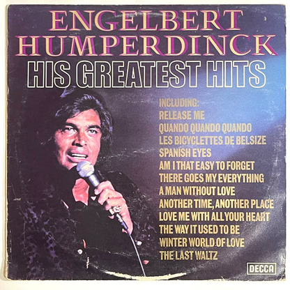 Engelbert Humperdinck - His Greatest Hits - LP  (Used Vinyl)