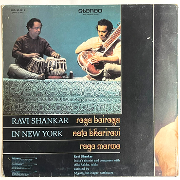 Ravi Shankar - Ravi Shankar In New York - LP  (Used Vinyl)