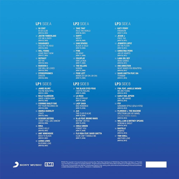 Various Artists  - NOW That's What I Call 40 Years: Volume 3 - 2003-2013 (Limited Edition Blue Vinyl) - 3LP