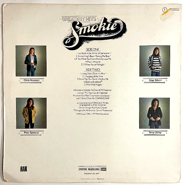 Smokie ‎– Greatest Hits-LP (Used Vinyl). Shop now online in UAE