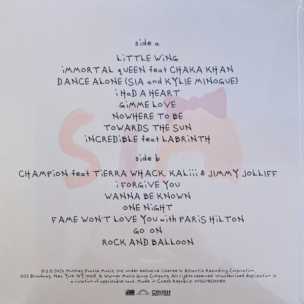 سيا - امرأة معقولة (إصدار محدود من الفينيل الأزرق السماوي الرائع) - ألبوم