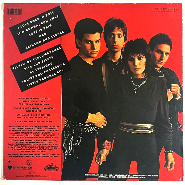 Joan Jett & The Blackhearts - I Love Rock N Roll - LP  (Used Vinyl)