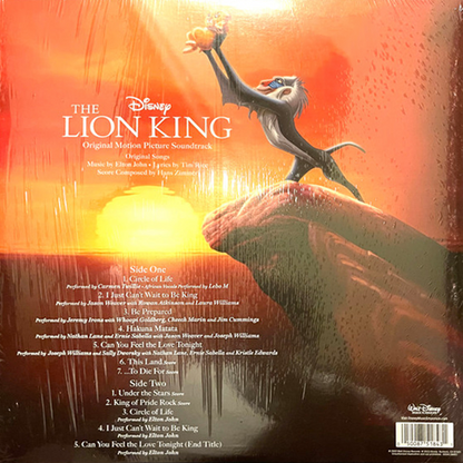 الموسيقى التصويرية - فيلم الأسد الملك (إصدار محدود من الفينيل البني السافانا)