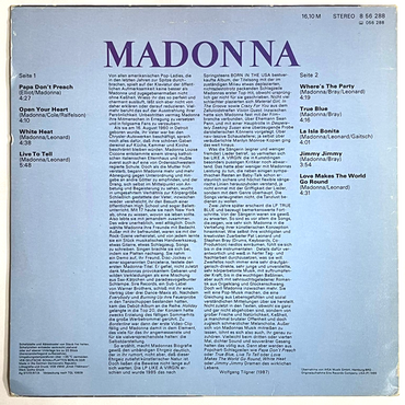 Madonna - True Blue - LP (Used Vinyl). Shop now online in uae
