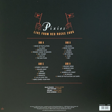 Pixies - Live From Red Rocks 2005 (RSD 2024 Exclusive Limited Edition Orange Marble Vinyl - Limited to 4000 Units) - 2LP