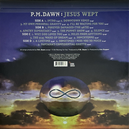 PM Dawn - Jesus Wept (إصدار محدود حصري من الفينيل الأرجواني بمناسبة يوم تسجيلات المتاجر المستقلة 2024 - يقتصر على 1800 وحدة) - أسطوانتان