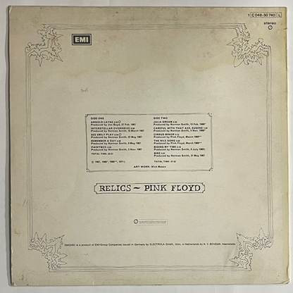 Pink Floyd - Relics - LP  (Used Vinyl)