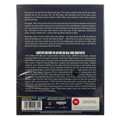 Fist Of Fury - Limited Edition -Blu-ray - 4K