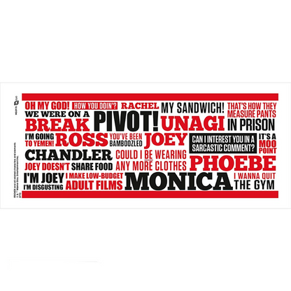 أصدقاء - اقتباسات - طباعة حرارية - كوب - 320 مل