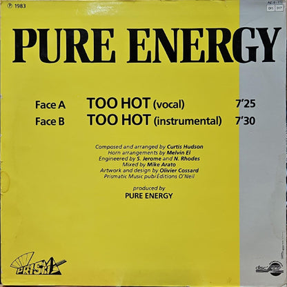 Pure Energy - Too Hot - 12" (Used Vinyl)