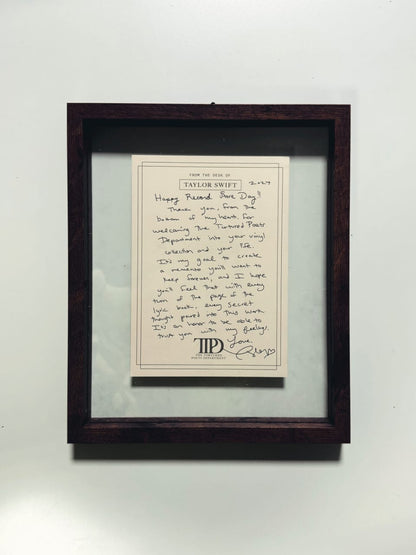 Taylor Swift - The Tortured Poets Departmentrgt: The Anthology - 4LP + (Limited Edition, Signed Hand Written letter p)p