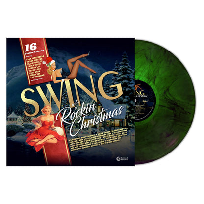 Various Artists - Swing Into A Rockin Christmas - 16 Festive Classics (Green Marble Vinyl) - LP