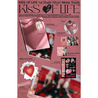 KISS OF LIFE - 1st Single Album [Midas Touch] (Photobook Ver.) - CD