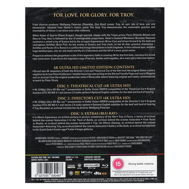 Troy 4K Blu-ray Limited Edition / 4K Ultra HD