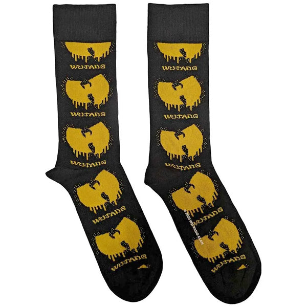 Wu Tang Clan - Socks Dripping Logo - EU 40 - 45. Shop now online in UAE