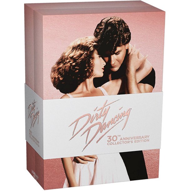 مجموعة إصدار الذكرى الثلاثين لفيلم Dirty Dancing، تتضمن Blu-ray وDVD ونسخة رقمية عالية الدقة.