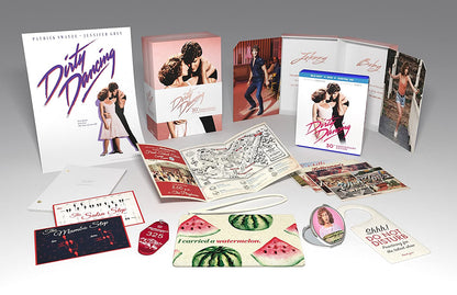 مجموعة إصدار الذكرى الثلاثين لفيلم Dirty Dancing، تتضمن Blu-ray وDVD ونسخة رقمية عالية الدقة.