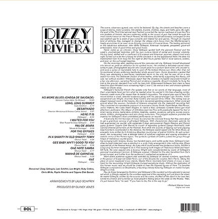 Dizzy Gillespie - Dizzy On The French Riviera - LP