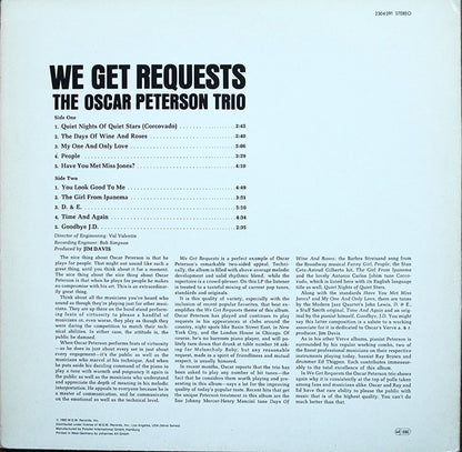Oscar Peterson Trio - We Get Requests - LP