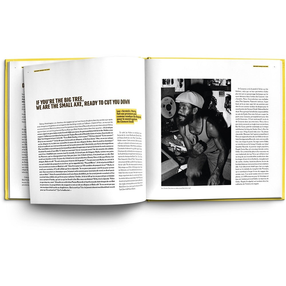 بوب مارلي - سجل أسطورة - ألبوم/كتاب بغلاف مقوى (بالفرنسية)