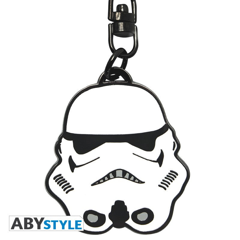 Stormtrooper Helmet Star Wars Official Licensed White High Quality Metal Keychain