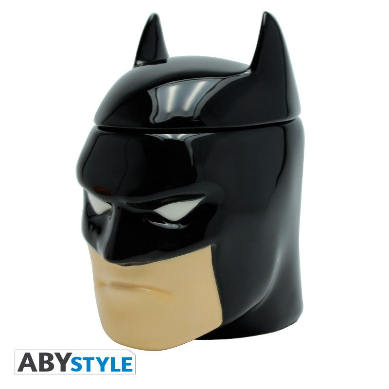 Batman Head Design DC Comics Licensed Black 300 ml Ceramic 3D Mug