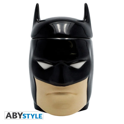 Batman Head Design DC Comics Licensed Black 300 ml Ceramic 3D Mug