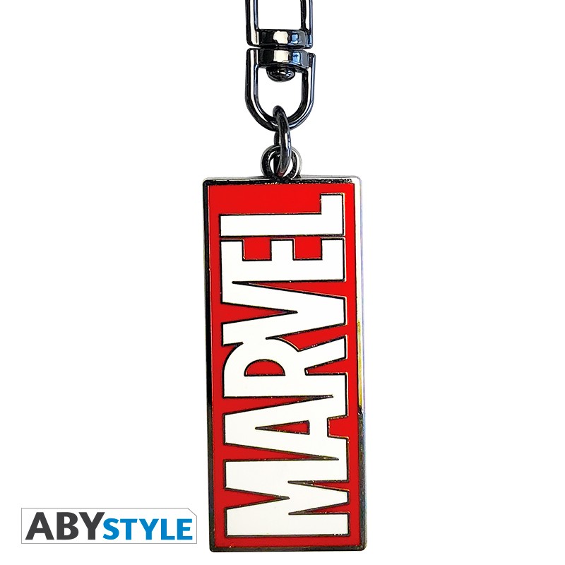 Marvel Logo Design Marvel Licensed Red High Quality Metal Keychain