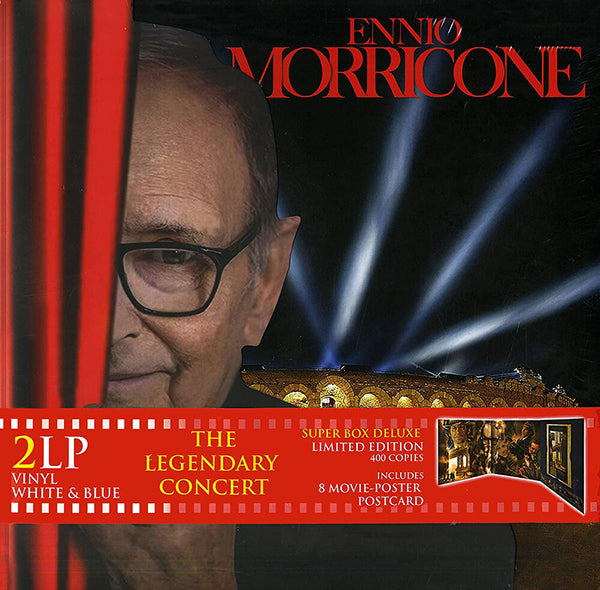 Ennio Morricone - The Legendary Concert - 2LP (Super Box Deluxe Set, Limited Edition, Colored Vinyl White & Blue)