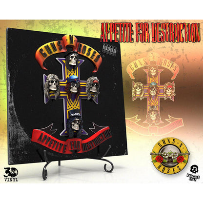ألبوم Guns N' Roses (Appetite for Destruction) ثلاثي الأبعاد من الفينيل