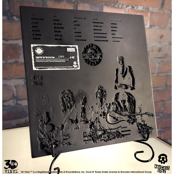 ألبوم Guns N' Roses (Appetite for Destruction) ثلاثي الأبعاد من الفينيل
