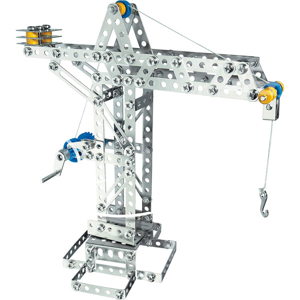 eitech Construction Classic Set Cranes + Windmill 270 Pieces Metal Building Kit
