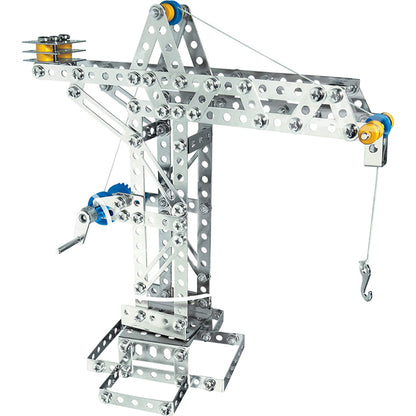 eitech Construction Classic Set Cranes + Windmill 270 Pieces Metal Building Kit
