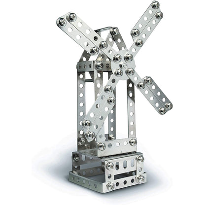 eitech Construction Classic Set Cranes + Windmill 270 Pieces Metal Building Kit