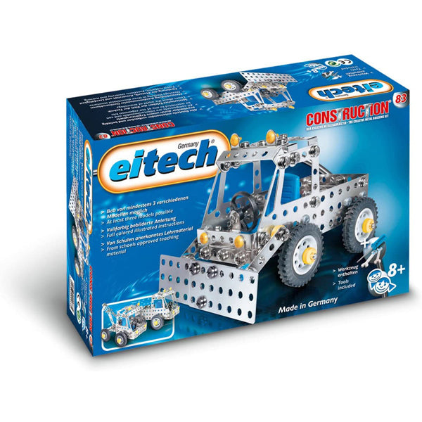eitech Construction Junior Set 3 Truck Kit 195 Pieces Metal Building Kit