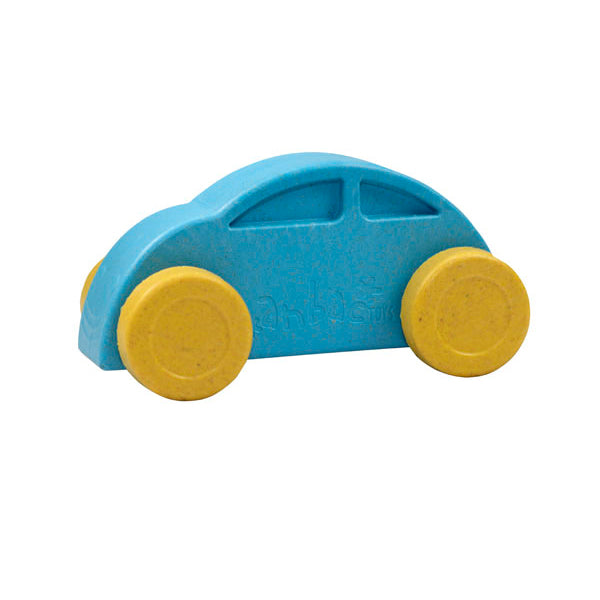 Anbac Anti-Bacterial Blue Chassis Car Yellow Wheels  Learning Toy