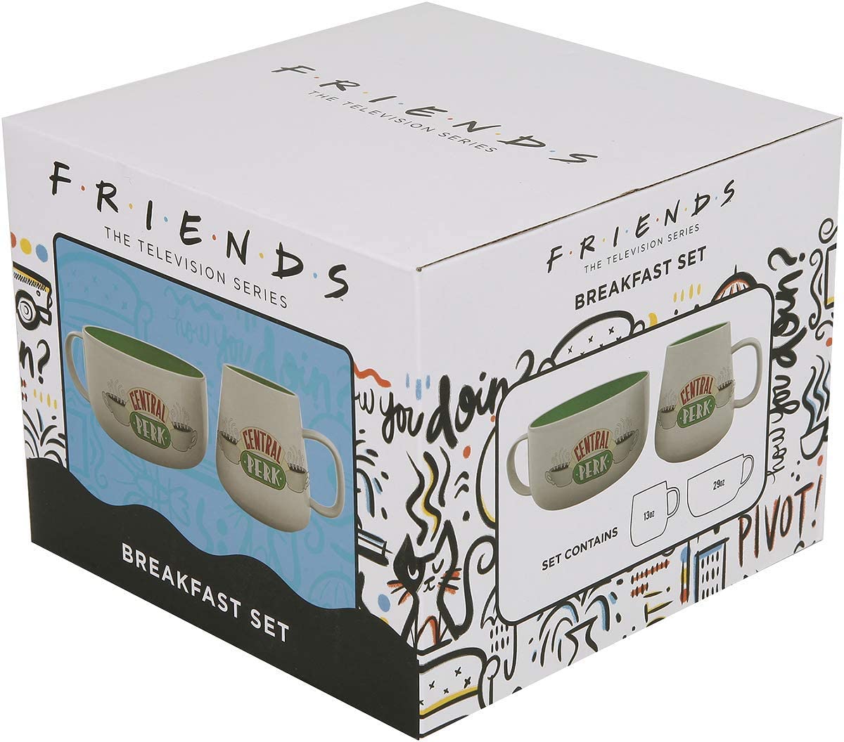 F.R.I.E.N.D.S. Breakfast Set (Bowl and Mug)