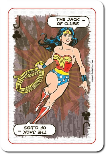 DC Comics Waddingtons Retro Number 1 Playing Cards