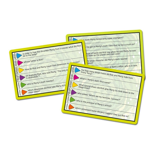 Rick & Morty Trivial Pursuit Card Game