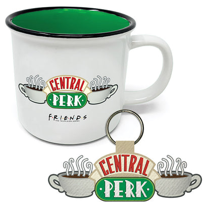 Friends (Central Perk)  Campfire Mug and Keychain Set